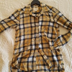 Aerie plaid button down